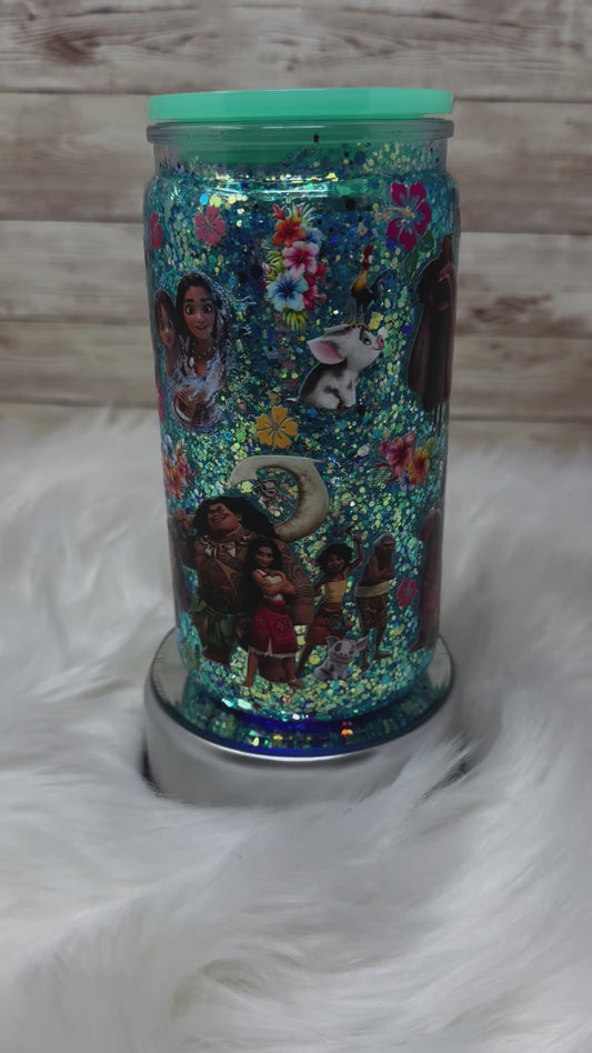 Ocean Girl - Snow Globe Cup - 12 oz Acrylic